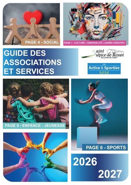 Couverture du Guide des associations et services 2026–2027